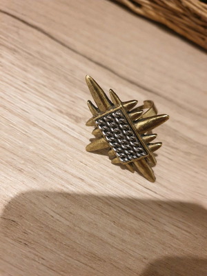 Statement ring used, rock punk style, adjustable size