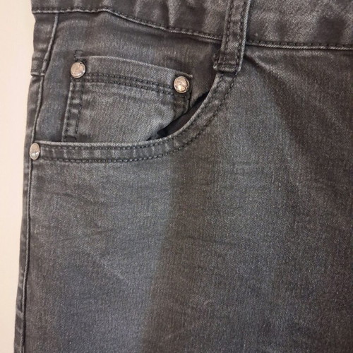 Miss Good black-grey high-waist women's jeans