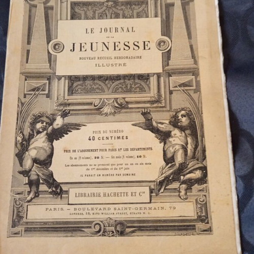 Le Journal de Jeunesse French magazine 1893 used, issue 1080