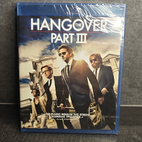 The Hangover Part III Blu-ray movie with Greek subtitles