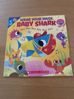Wear Your Mask, Baby Shark children's book new, English