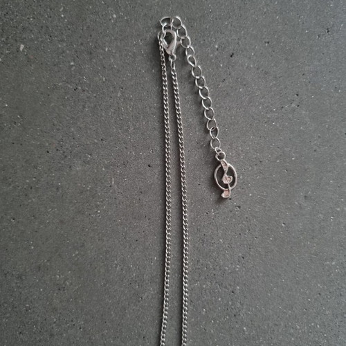 Anklet new, silver color