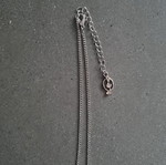 Anklet new, silver color