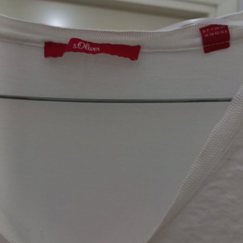 Oliver women's summer t-shirt like new, white, size S