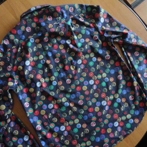 Desigual men's shirt XL like new, 100% cotton, colorful