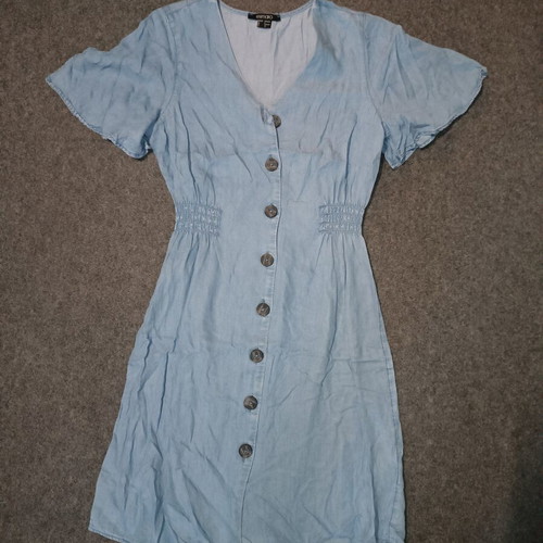 Esmara turquoise denim dress like new, size S