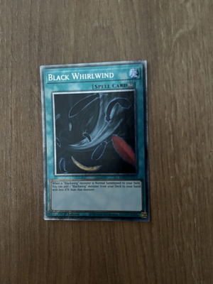 Yu-Gi-Oh Black Whirlwind Quarter Century Bonanza 25th Card Secret Rare new