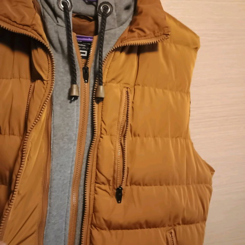 Inspire men's sleeveless jacket XXL like new, yellow-gold