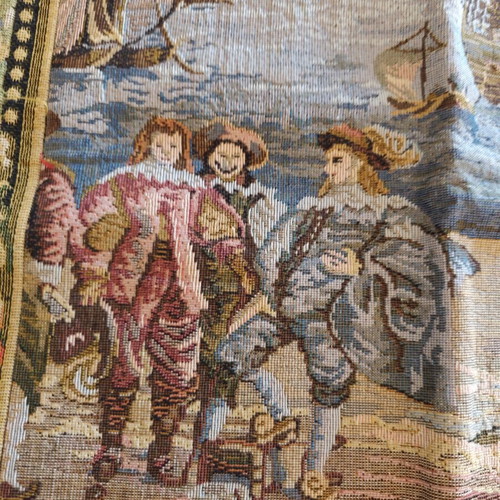 Vintage wall tapestry 90 x 90 cm new