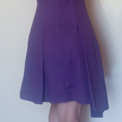 Purple midi asymmetric capartine dress Pink Woman like new, size S-M