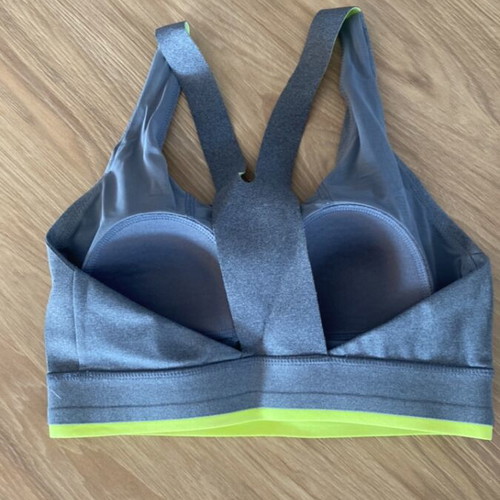 Oysho padded sports bra used, size small, grey