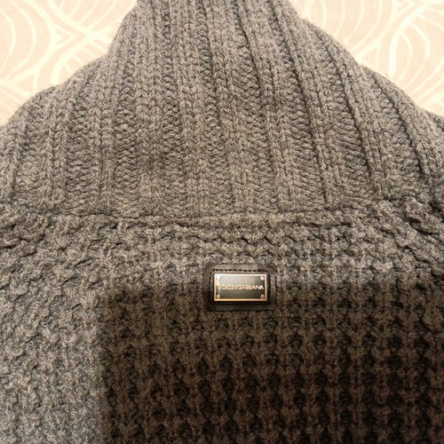 Dolce Gabbana men's pullover like new, gray, size XL