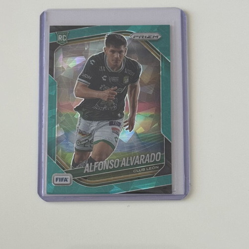 2025 Panini Prizm FIFA Soccer Alfonso Alvarado Choice Green 62/99 Club León RC new