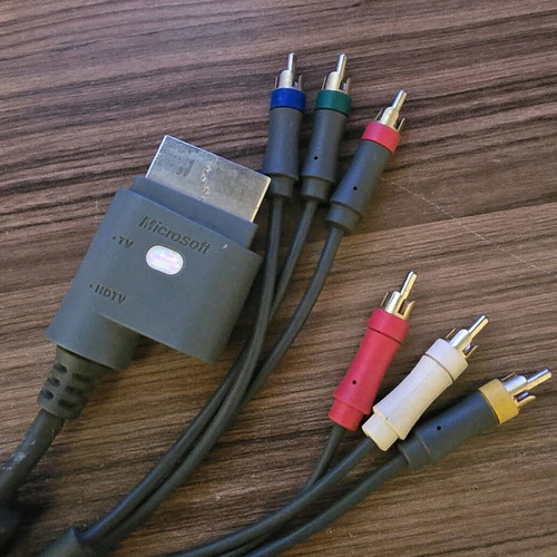 Microsoft Xbox 360 Original Component cable used