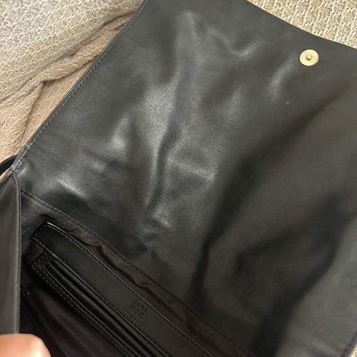 Zara shoulder bag snake print like new, black