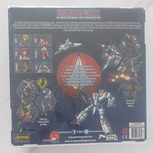Robotech Attack on the SDF-1 board game new