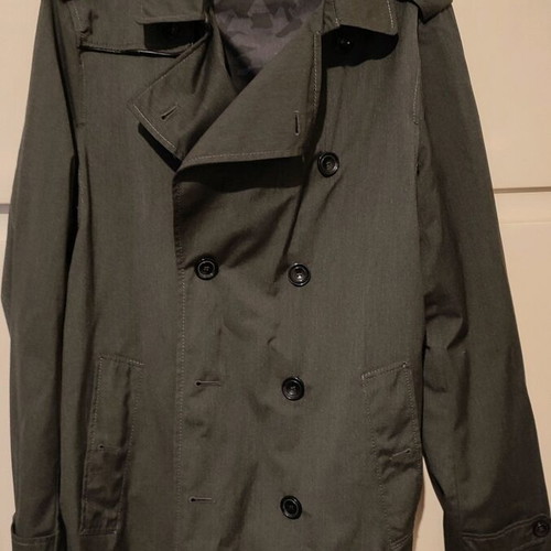 Men's short trench coat Zara gray like new, size M