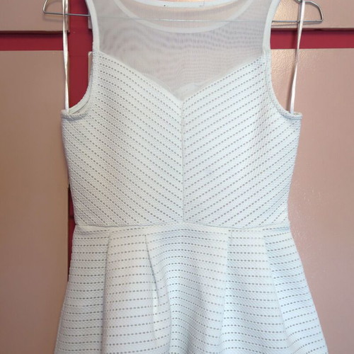 Tally Weijl Peplum Top White like new, size XS