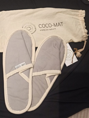 Coco-Mat men's slippers new, beige, sizes 43-44