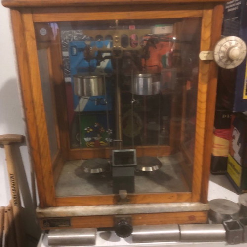 Precision scale Soviet-made used, needs servicing