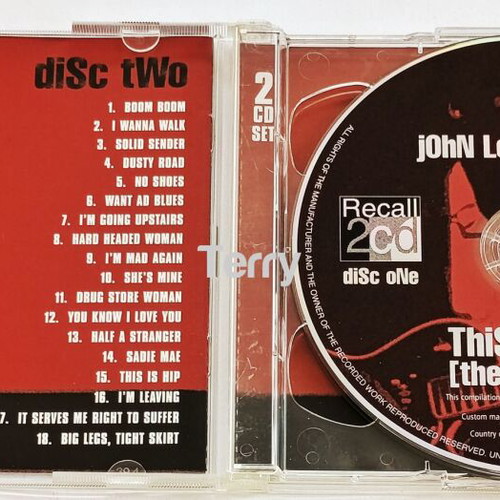 John Lee Hooker This Is Hip 2CD blues like new
