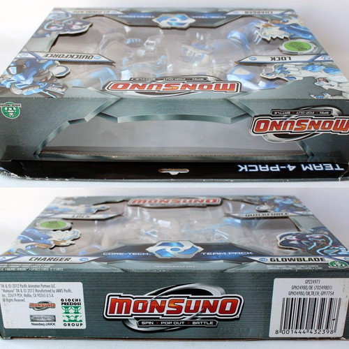 Monsuno Core-Tech Team 4 Pack figures new Jakks