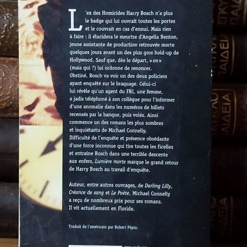 Lumière morte Michael Connelly used, French