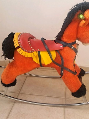 Vintage rocking horse 70s like new