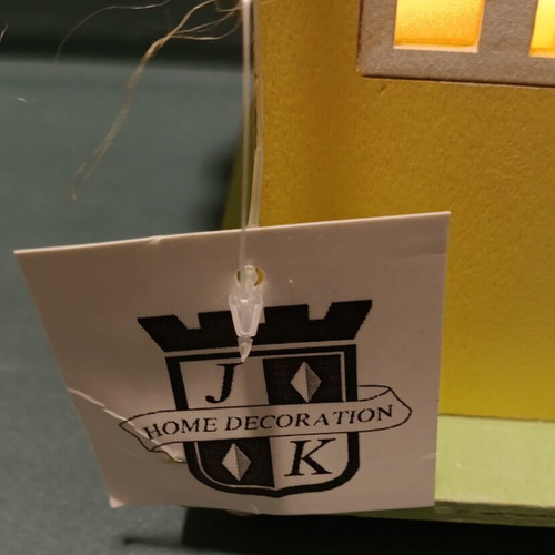 JK Décor wooden house with LED lighting