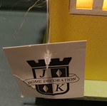 JK Décor wooden house with LED lighting