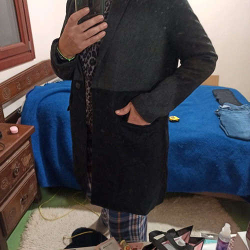 Simply Vera Vera Wang coat like new, black and gray, size L XL
