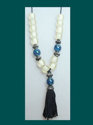 Old 20th century worry beads used