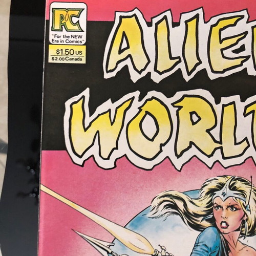 Alien Worlds 2 comic like new with Dave Stevens cover and story