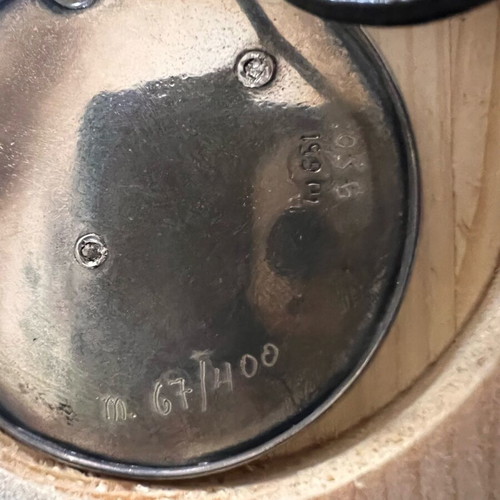 Συλλεκτικό μενταγιόν Γιώργου Σταθόπουλου ασήμι 950 & επιχρύσωση 24K σαν καινούργιο