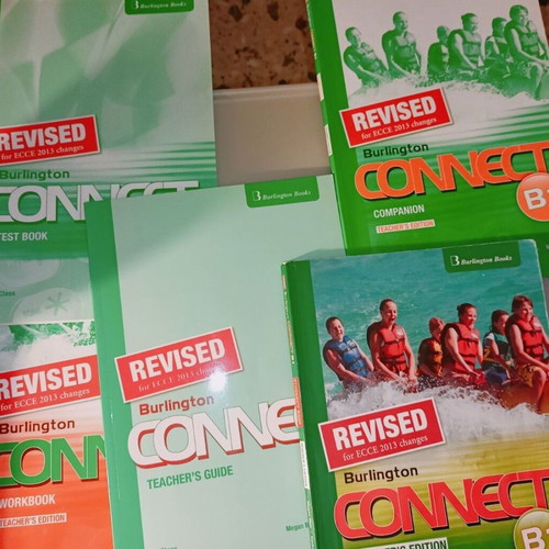 Revised Burlington Connect B1 Teacher's Books pack of 5 like new