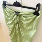 DKNY strapless top used, medium, light green