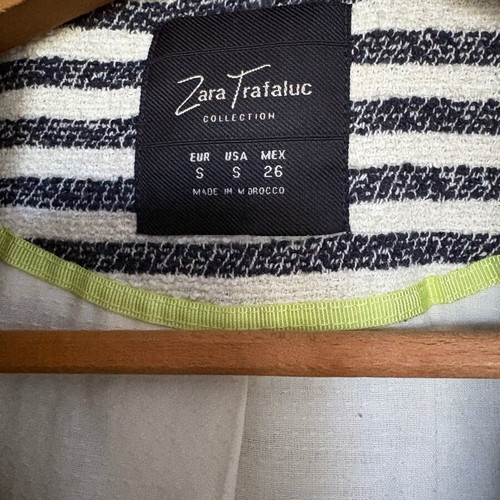 Zara Short Fitted Jacket S like new, nautical style