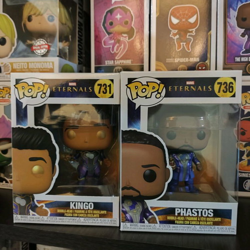 Funko set 2 Eternals authentic product in excellent condition