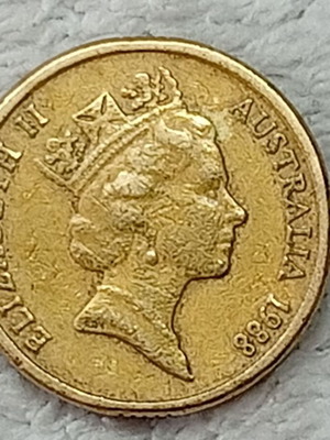 Australian Coin 1988 2 Dollars used, collectors item