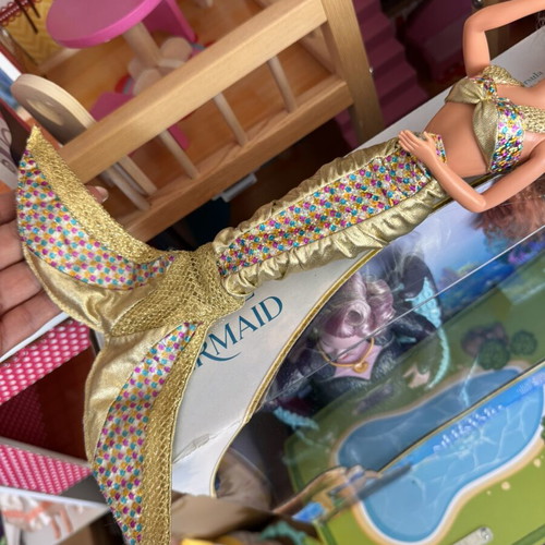 Retro Barbie Mermaid 1995 Jewel Hair