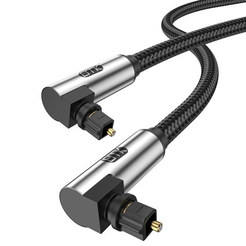 Optical audio cable 5 meters 90 degrees new