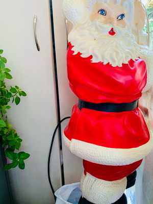 Santa Claus vintage Lida used, Greek made, 75cm