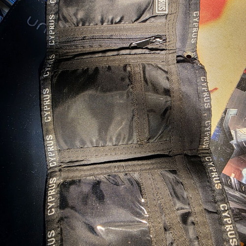 Wallet Cyprus used, many pockets