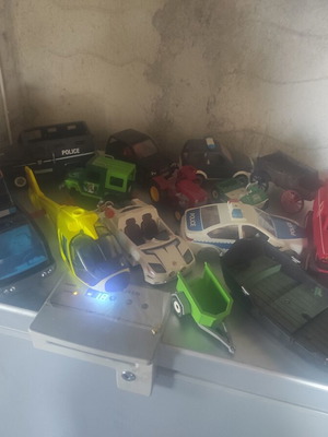 Συλλογή οχημάτων Playmobil μεταχειρισμένη, με ελλείποντα κομμάτια