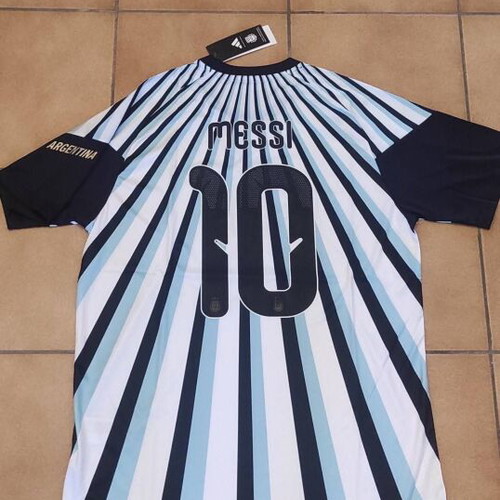 Argentina 26 Home Pre-Match Jersey with Messi 10, adidas