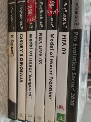 PlayStation 2 games used, set with 10 titles