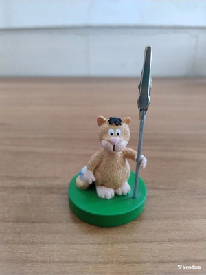 Cat with mouse decorative photo or poster holder, used