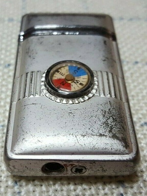 Αναπτήρας αερίου μεταχειρισμένος με μικρή πυξίδα μεταλλικός