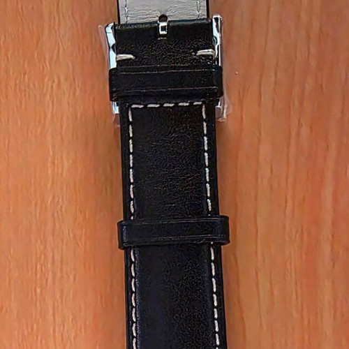 Hamilton Jazzmaster leather watch strap black like new