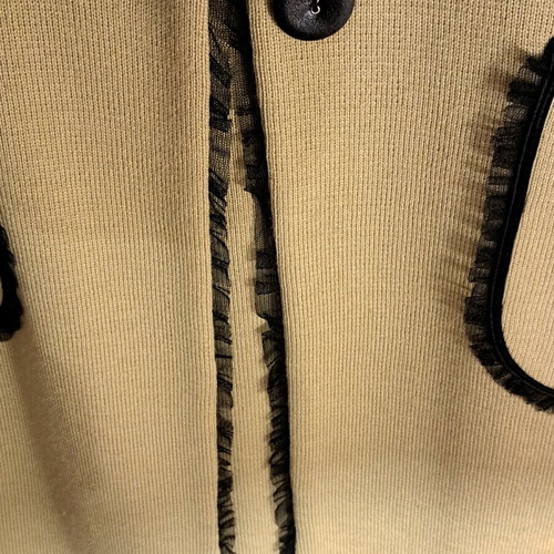 Pianura Studio knitted coat like new, light green-lime color